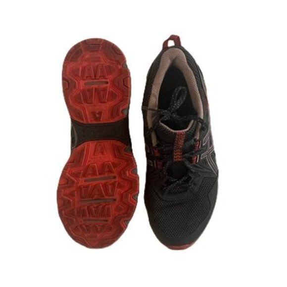 Asics Gel-Venture Women's 8 Grey and Red Trail Running Sneakers, Size 8 - Picture 4 of 7